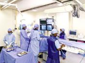 GE Digital Cardiac Cath Lab at MIOT Hospitals in Chennai, Tamil Nadu, India, affiliated to International University School of Medicine (IUSOM), which also has a Branch Campus, namely, IUSOM - Michigan Clinical Campus in Dearborn, Michigan, USA