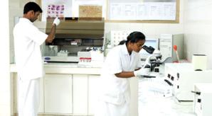 Diabetology Lab at MIOT Hospitals in Chennai, Tamil Nadu, India, affiliated to International University School of Medicine (IUSOM), which also has a Branch Campus, namely, IUSOM - Michigan Clinical Campus in Dearborn, Michigan, USA