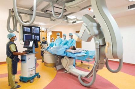Advanced CATH Lab for Reviving Heart at MIOT Hospitals in Chennai, Tamil Nadu, India, affiliated to International University School of Medicine (IUSOM), which also has a Branch Campus, namely, IUSOM - Michigan Clinical Campus in Dearborn, Michigan, USA 